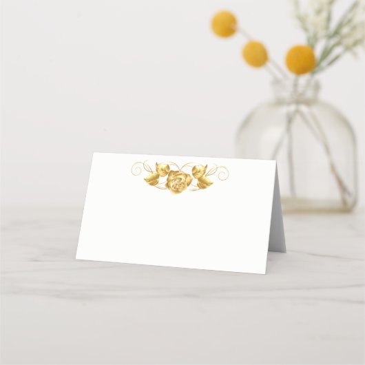 折り曲げ名座席表 プレイスカード (正面)