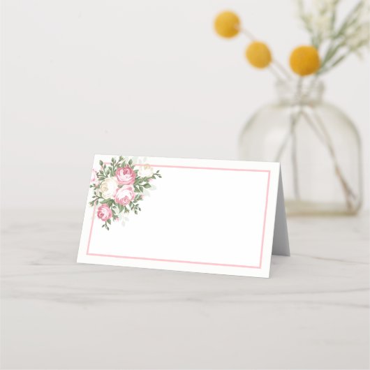 折り曲げ名座席表 プレイスカード (正面)