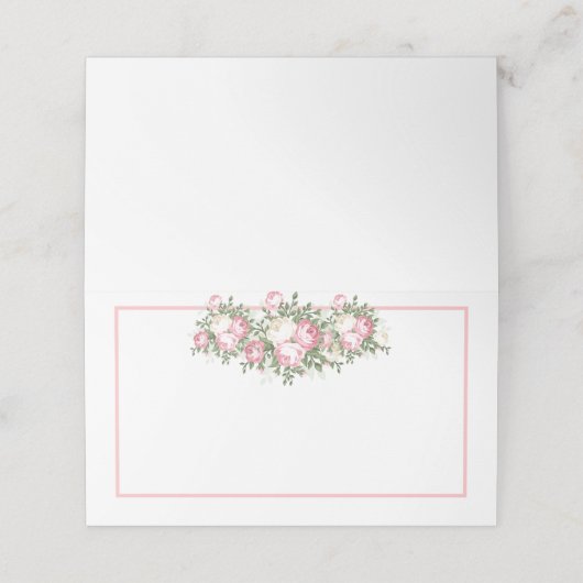 折り曲げ名座席表 プレイスカード (外部開封)