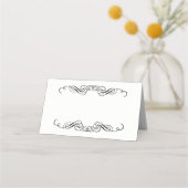 折り曲げ名座席表 プレイスカード (正面)