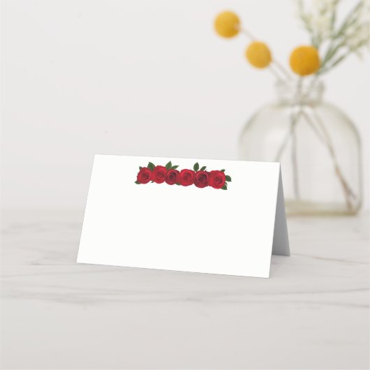 折り曲げ名座席表 プレイスカード (正面)