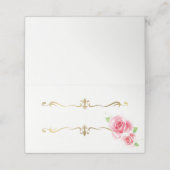 折り曲げ名座席表 プレイスカード (外部開封)