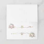 折り曲げ名座席表 プレイスカード (外部開封)