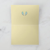 折り曲げ招待状:婚約ま結婚たは 招待状 (内部)