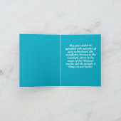 折り曲げ招待状 招待状 (内部)