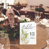 折り曲げ繊細なパンパステーブル番号テンプレート ノートカード