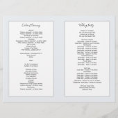 折り畳まれたカト結婚リック式プログラム (裏面)