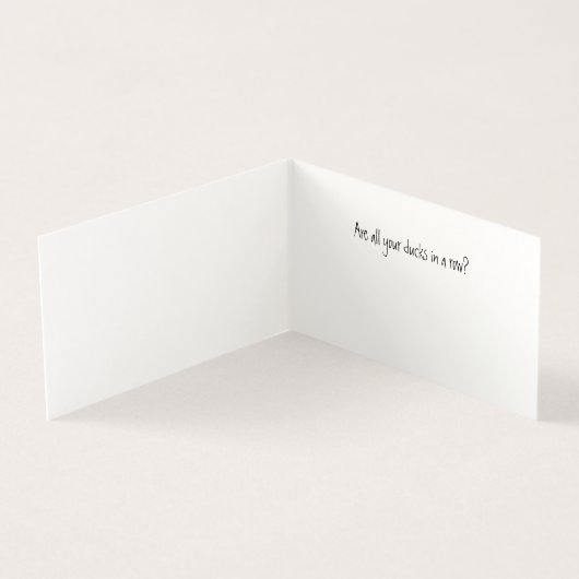 折り畳まれたカードの中のアヒル (内部)