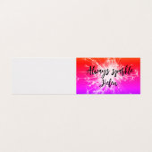 折り畳まれたカードの花火は常に輝くモノグラム (外部フラット)