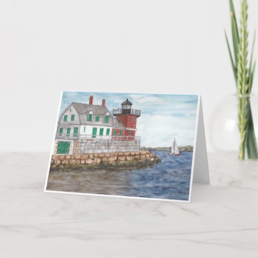 折り畳まれたカード サンキューカード (正面)