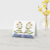 折り畳まれたグリーティングカード カード (黄色い花)