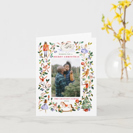 折り畳まれたグリーティングカード カード (黄色い花)