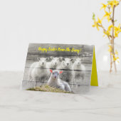 折り畳まれたグリーティングカード カード (黄色い花)