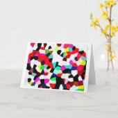 折り畳まれたグリーティングカード カード (黄色い花)