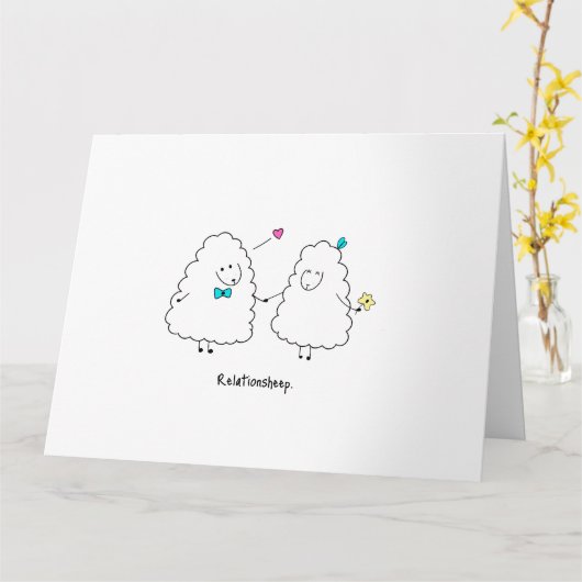 折り畳まれたグリーティングカード カード (黄色い花)