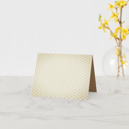 折り畳まれたグリーティングカード カード (黄色い花)