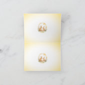 折り畳まれたグリーティングカード カード (内部)