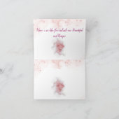 折り畳まれたグリーティングカード カード (内部)