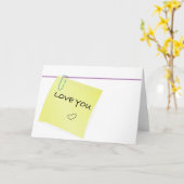 折り畳まれたグリーティングカード – 愛する カード (黄色い花)