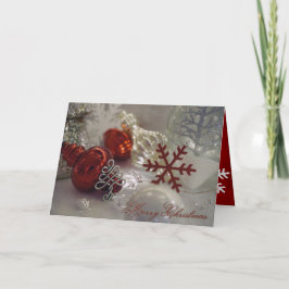 折り畳まれたケルトの木のクリスマスカード カード