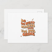 折り畳まれたサンキューカード – あなたの魂をShにする何をする ポストカード (正面/裏面)