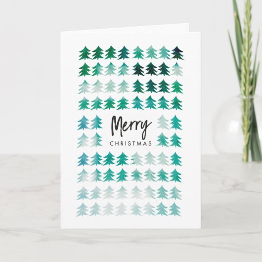 折り畳まれたホリデーカードの並び カード (正面)