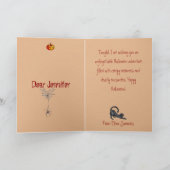 折り畳まれたホリデーカード シーズンカード (内部)