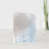 折り畳まれたホリデーカード シーズンカード (裏面)