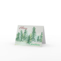 折り畳まれたメリークリスマスカード