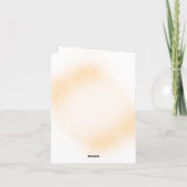 折り畳まれた休日の招待状 招待状 (裏面)