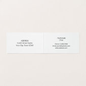 折り畳まれた名刺テンプレート(EU国旗のロゴ付き) 名刺 (内部フラット)