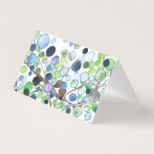 折り畳まれた座席表 – ロマンチックな森 (裏面)