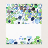 折り畳まれた座席表 – ロマンチックな森 (外部フラット)