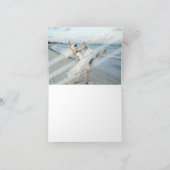 折り畳まれた感謝のカード　オンブレ水彩　濃いピンク サンキューカード (内部)