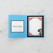 折り畳まれた感謝のカード サンキューカード (内部)