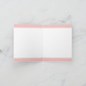 折り畳まれた感謝のカード :: 素敵な１型 サンキューカード (内部)