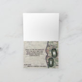 折り畳まれた感謝カード アメリカ軍 OCP カモフラージュ ユニフォーム 迷彩 サンキューカード (内部)