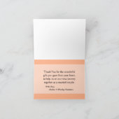 折り畳まれた感謝カード シェブロン シー・フォー・ム&サーモン サンキューカード (内部)