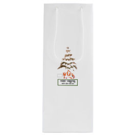 折り畳まれた挨拶 ワインギフトバッグ