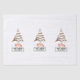 折り畳まれた挨拶 薄葉紙