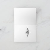 折り畳まれた母の日のカード サンキューカード (内部)