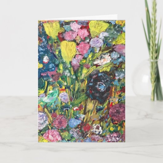 折り畳まれた母の日のカード シーズンカード (正面)