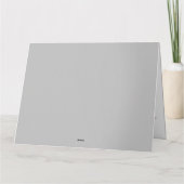 折り畳まれた母の日のフローラ カード (裏面)