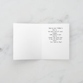 折り畳まれた父の日帰りグリーティングカード カード (内部)
