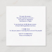 折り畳みアナウンスカード エンクロージャーカード (裏面)