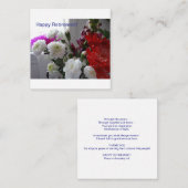 折り畳みアナウンスカード エンクロージャーカード (正面/裏面)