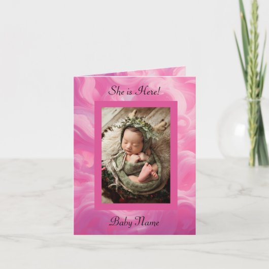 折り畳みアナウンスカード 案内状 (正面)