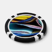 折り畳みカラフル紙mf ポーカーチップ (シングル)