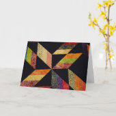 折り畳みカードのキルト カード (黄色い花)