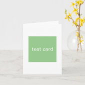 折り畳みカードのテスト カード (黄色い花)